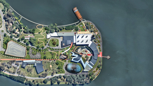 Artists impressions from the National Museum of Australia's Master Plan