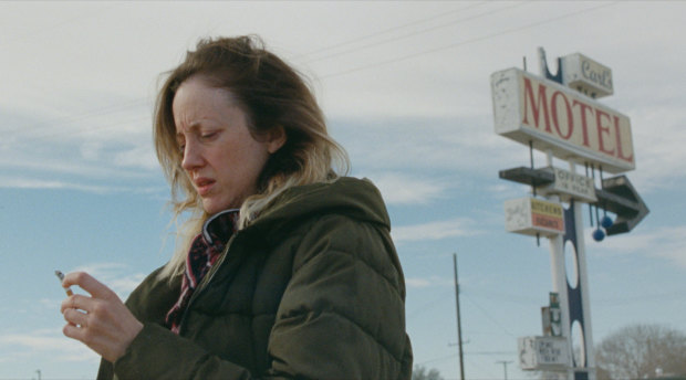 Up for best actress at the Oscars ... Andrea Riseborough in To Leslie.