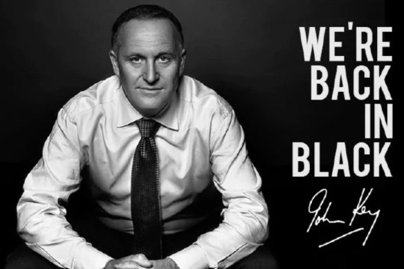 Then New Zealand prime minister John Key in 2014.