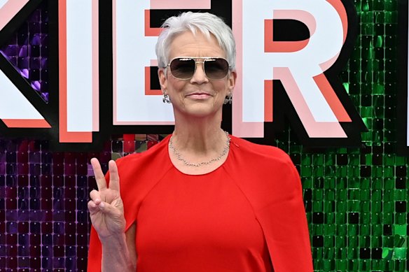 Jamie Lee Curtis at the UK premiere of Freakier Friday in London.