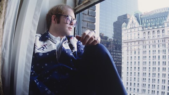 Elton John during his 1976 interview with Rolling Stone Magazine in which he revealed his bisexuality.
