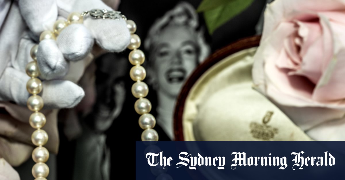 Pearls were Marilyn Monroe’s best friend, and they’re here in Australia