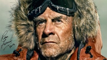 Sir Ranulph Fiennes, the Guiness Book of Records' world's greatest explorer.
