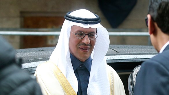 Prince Abdulaziz bin Salman al-Saud, Minister of Energy of Saudi Arabia, arriving for an OPEC meeting in Vienna on Friday. He failed to convince Russia to agree to extend and increase production curbs.