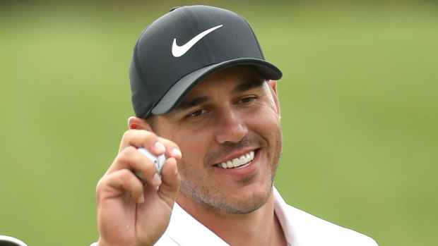 Top dog: Amercian Brooks Koepka will take over the world No.1 ranking on Monday.