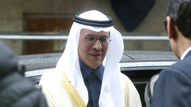 Prince Abdulaziz bin Salman al-Saud, Minister of Energy of Saudi Arabia, arriving for an OPEC meeting in Vienna on Friday. He failed to convince Russia to agree to extend and increase production curbs.