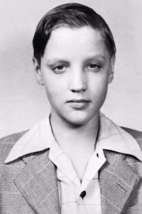 Elvis Presley, pictured in 1947/48, when he attended Milam Junior High School in Tupelo.