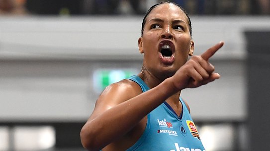 Liz Cambage has been able to use her high profile to make a point.