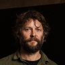 Australian artist Ben Quilty inside the Ngununggula gallery.