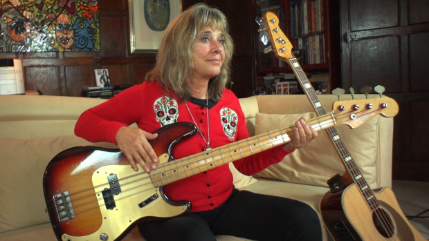 Suzi Quatro at home with her beloved bass: ''I wasn’t one of the first. I was the first.''
