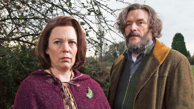 Olivia Colman quietly triumphs once again in Flowers, which is about an anxious woman and her deeply depressed husband (Julian Barrett).