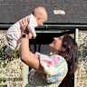 Natalie MacDonald and her child.