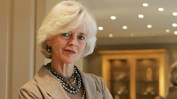 Jan Logan in her Double Bay flagship store in 2006.