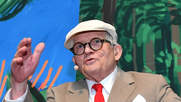 David Hockney said he would keep painting until the very end. He was true to his word