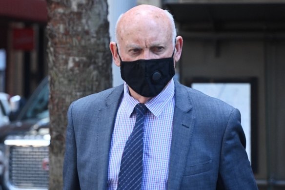 Ian Macdonald arrives at the NSW Supreme Court in Sydney in a file picture.