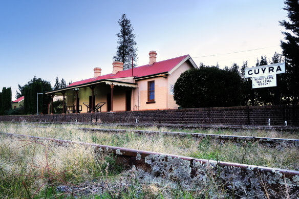 The old railway station at Guyra, between Armidale and Glen Innes.