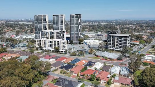 Silkchime wants permission to construct seven buildings of up to 25 storeys with a combined 1042 apartments between them in the heart of Warwick.