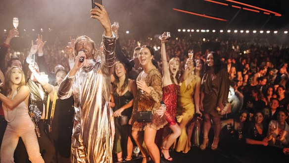 Justin Hemmes at his staff shindig.