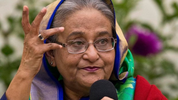 Bangladeshi Prime Minister Sheikh Hasina.