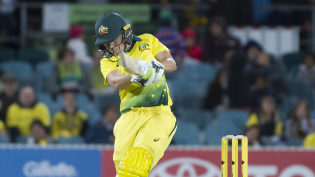 Stroll: Alyssa Healy again led the way with the bat as the Aussies marched into the final.