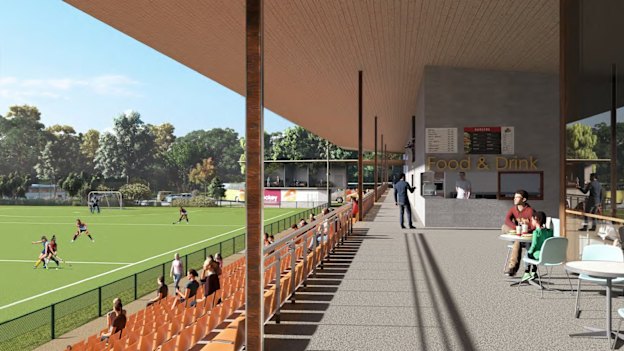 Hockey Queensland’s proposal for a new major venue on the Brisbane Entertainment Centre grounds at Boondall. Image taken from HQ’s Hockey Major Infrastructure Feasibility Study of January 2024.