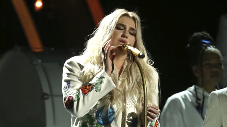 Kesha's "Praying", performed here at the Grammys, was the most blissful, transcendent moment of the Sydney show.