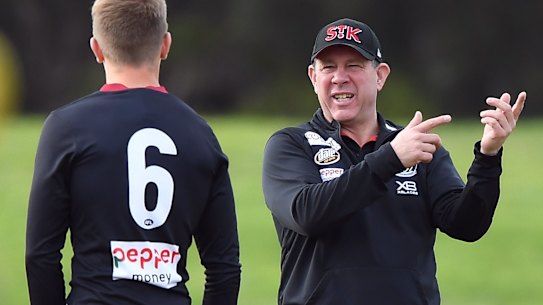 St Kilda caretaker coach Brett Ratten.