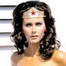 Lynda Carter as Wonder Woman.