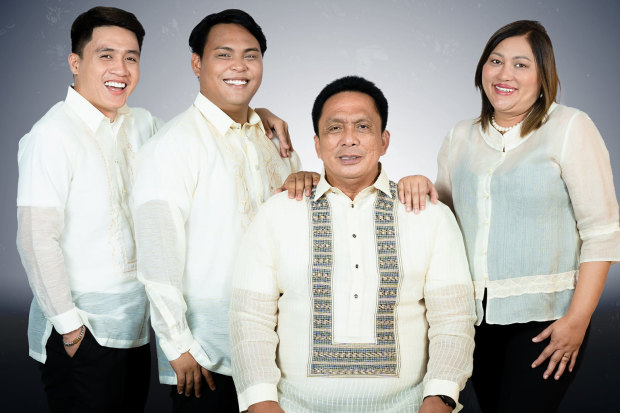 Negros Oriental Governor Roel Degamo, seated with his family, was shot and killed in his own residential compound in Pamplona, Philippines.