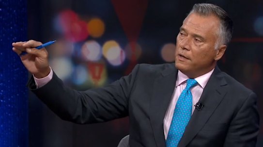 Please leave: Stan Grant expresses his displeasure.
