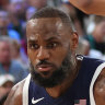 LeBron James takes on Victor Wembanyama.