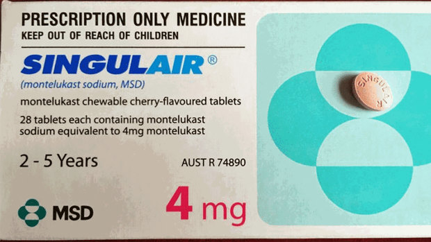 Singulair medication is used for asthma.