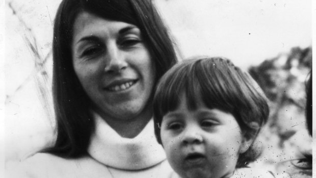 Suzanne Armstrong with her son, Gregory. He was 16 months old when his mother was murdered.