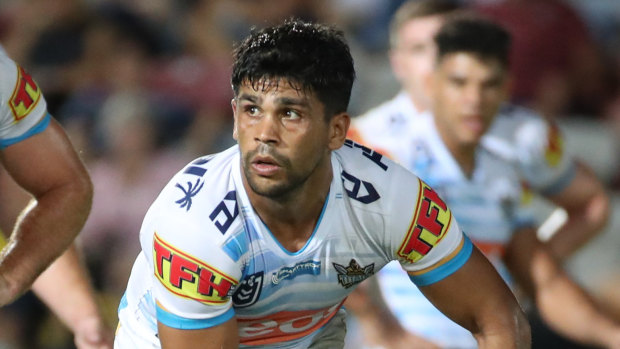 Struggle: Tyrone Peachey made a number of costly errors in the loss to Cronulla.