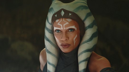 Destined for her own Star Wars series ... Jedi knight Ahsoka Tano (Rosario Dawson) .