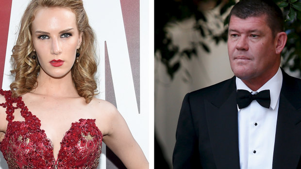 Actress Charlotte Kirk and billionaire James Packer.