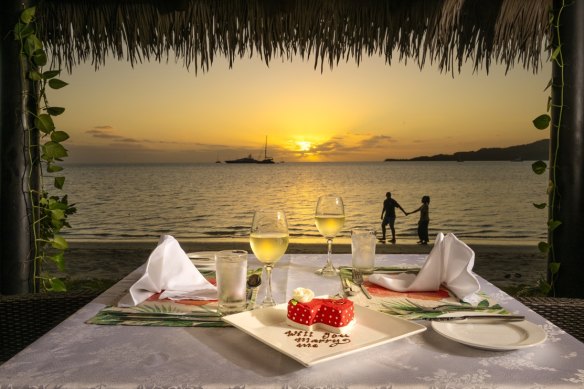 Lomani Island Resort is luring couples with romantic packages.