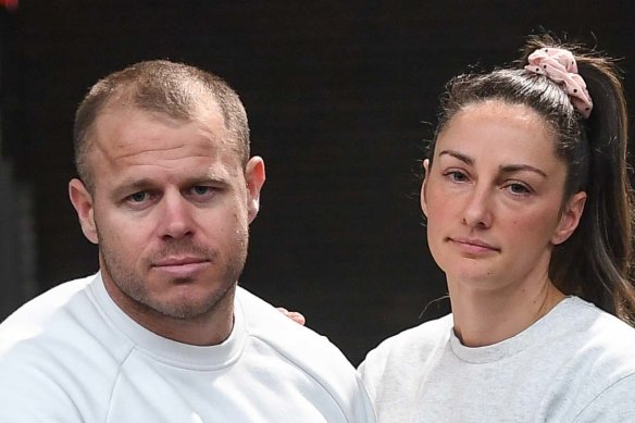The owners of RBT Gyms, husband-and-wife Travis and Liv Jones.  