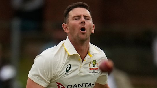 Josh Hazlewood was brought down by a stomach bug.