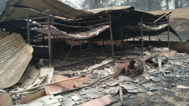 'Low risk': the Scots College Glengarry campus was deemed unlikely to be at risk from bushfires before buildings burnt down last summer. 