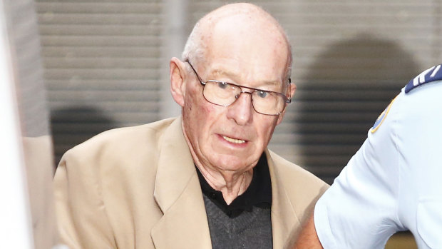 Roger Rogerson during his 2016 murder trial in Sydney.