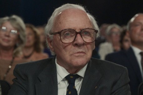 Sir Antony Hopkins plays Nicholas Winton, who as a young man rescued child refugees from Prague during World War II, in One Life.