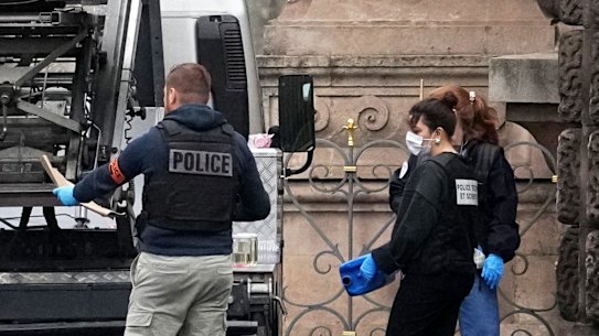 The DNA of the man charged on Saturday was found at the scene of the heist, investigators said.