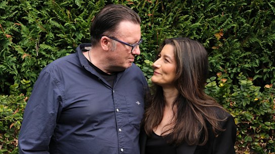 Teage and Tina Ezard: “Loving someone with a progressive, incurable disease forces you into a grief that keeps unfolding,” Tina says.