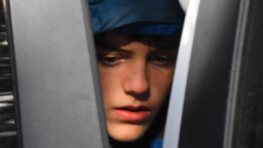 William Callaghan after his rescue.