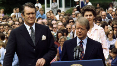Malcolm Fraser and Jimmy Carter, 1977.