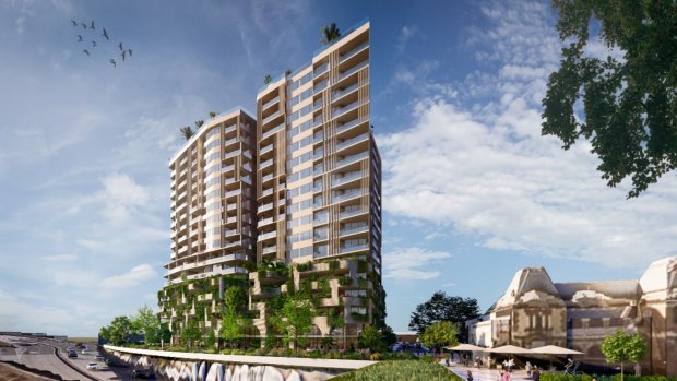 DRJ Investments has submitted plans for a 17-storey residential development next to Brisbane’s famous Breakfast Creek Hotel.