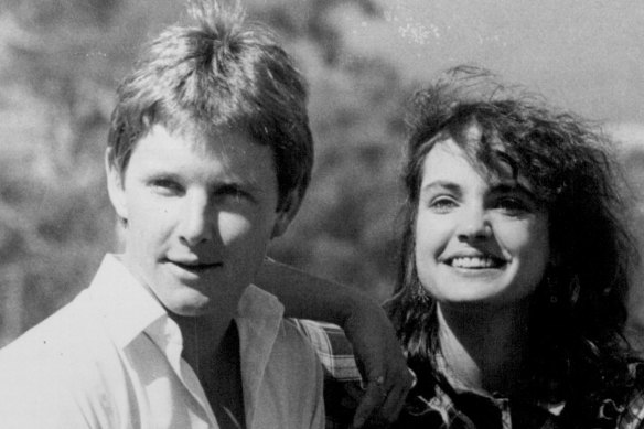 Tom Burlinson and Sigrid Thornton in 1982.