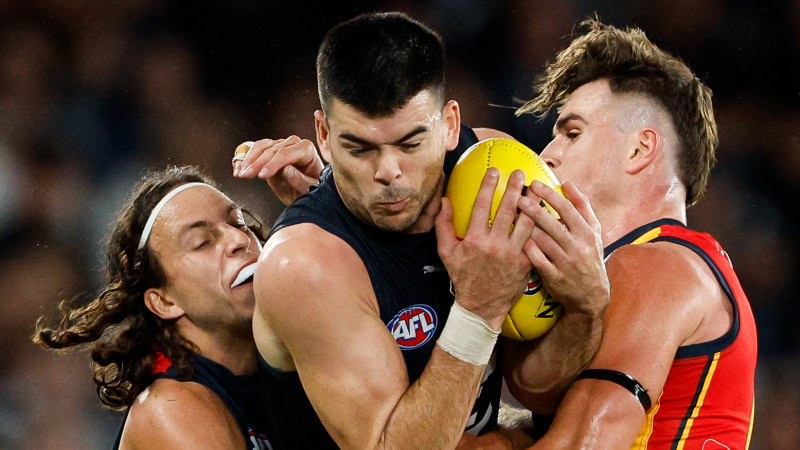 AFL 2024 round five LIVE updates: Blues, Crows trade goals after Saad hurt; Injury chaos in Canberra but GWS win thriller