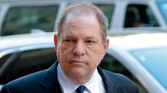 Harvey Weinstein arrives to court in New York in July last year.
